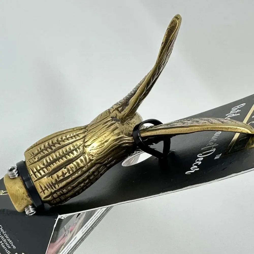 Festive Faucets Brass Outdoor Faucet Handle H517C Hummingbird Spigot Garden Gift